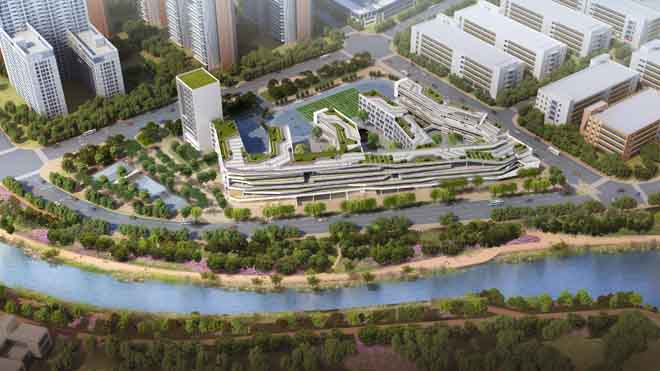 平山小学拆除重建九年一贯制学校